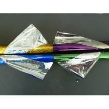 Cadeaupapier folie holografisch rol 1,5mx70cm assorti kleur