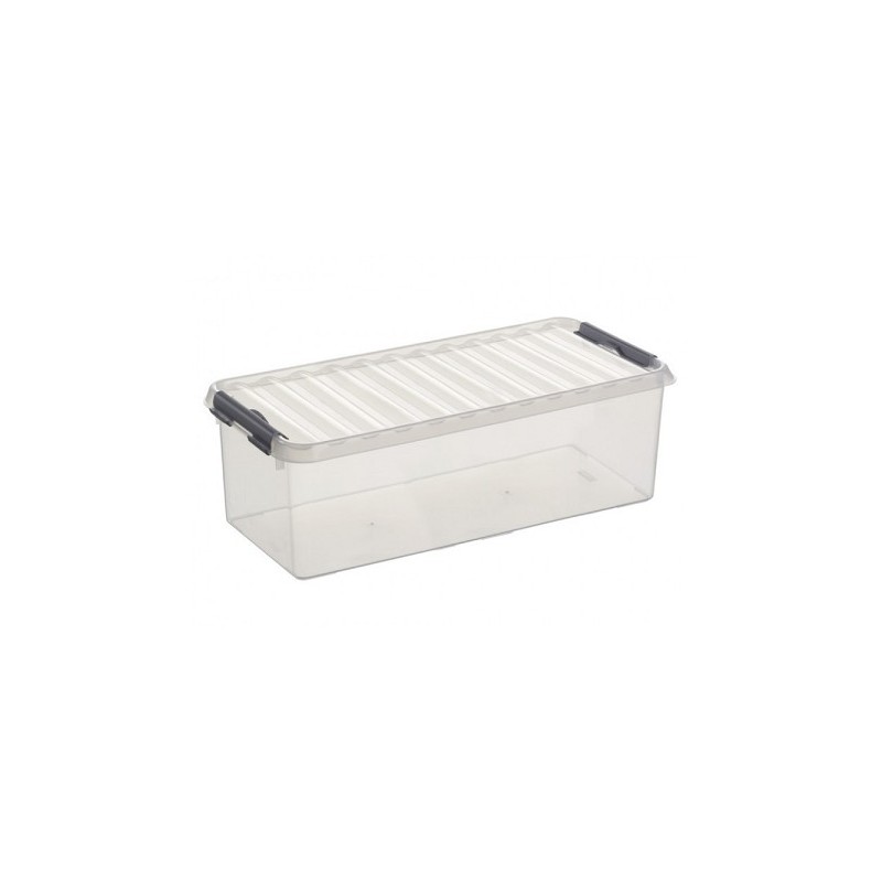 Sunware Q-line Multibox 6,5L + inzet met vakverdeling transparant/metallic