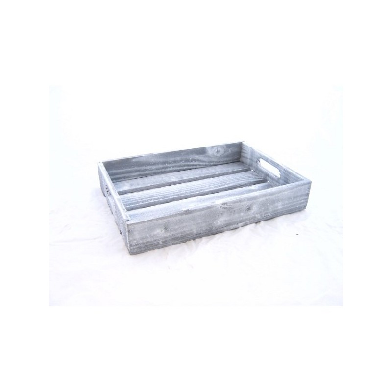 Bakje White Wash rechth.32.5x22x5.5cm