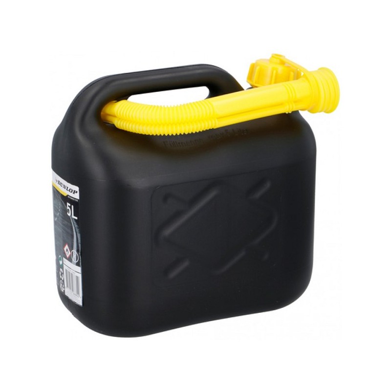 Dunlop Jerrycan 5 litres noir résistant à l'essence