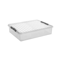 Sunware Q-line bedbox 60 liter transparant 80x50x18 cm ZONDER WIELEN