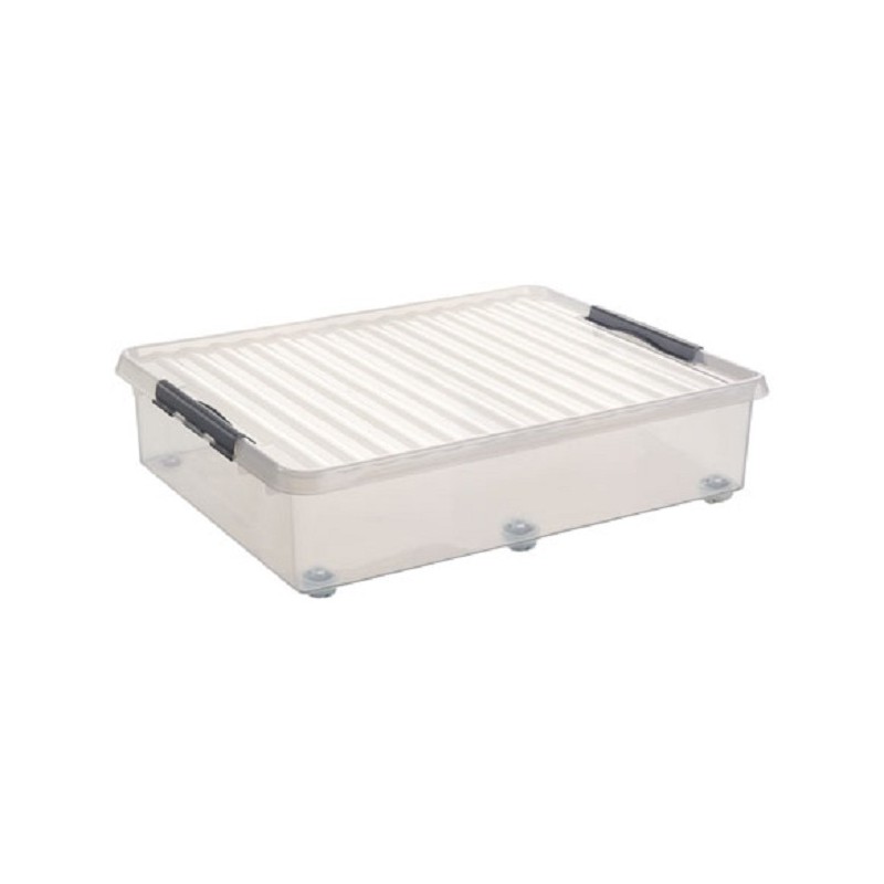 Sunware Q-line Rollerbox 60 liter transparant 80x50x20cm