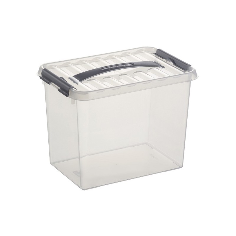 Sunware Q-line boîte de rangement moyenne 9 litres transparent 30,7x20x22,3cm