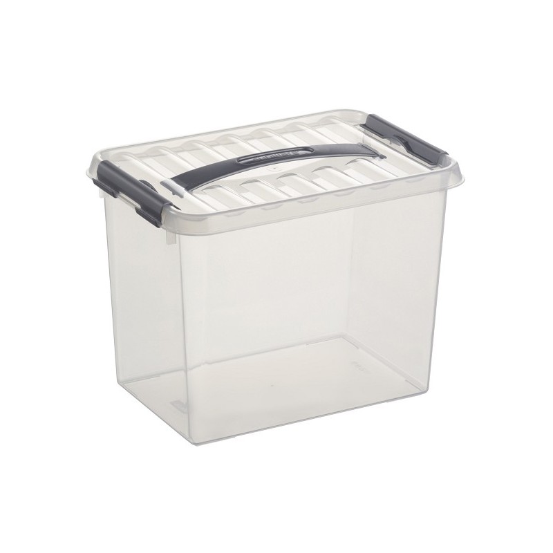 Sunware Q-line opbergbox medium 9 liter transparant 30,7x20x22,3cm