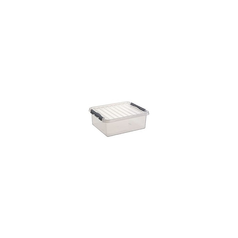 Sunware Q-line opbergbox transparant 25 liter 50x40x18cm