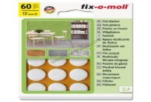 Planeur en feutre Fix-o-moll 17 mm autocollant blanc paquet de 60 pcs.