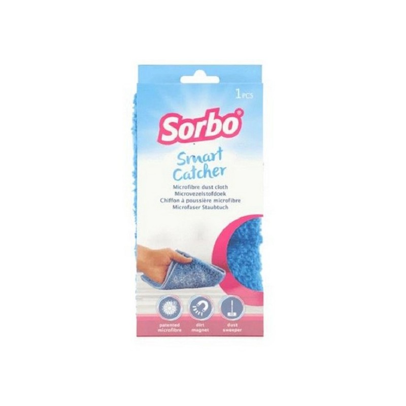 Sorbo Stofdoek microvezel 23x28cm blauw