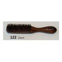Haarborstel donker 21cm 122d op blister