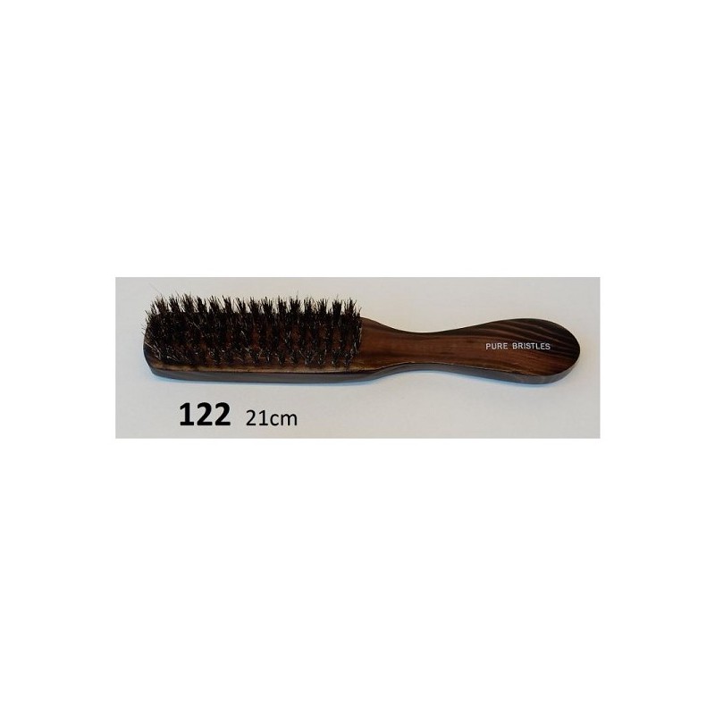 Haarborstel donker 21cm 122d op blister