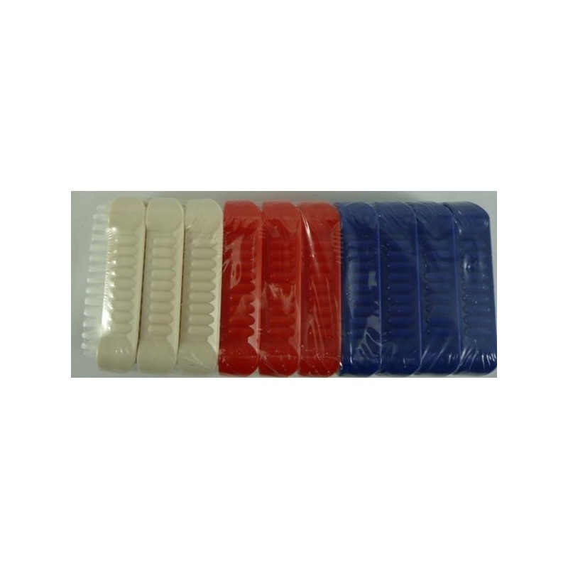 Brosse à ongles en plastique, paquet de 10 pièces