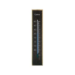 Thermomètre d'ambiance Dr.Friedrichs 17cm hêtre foncé