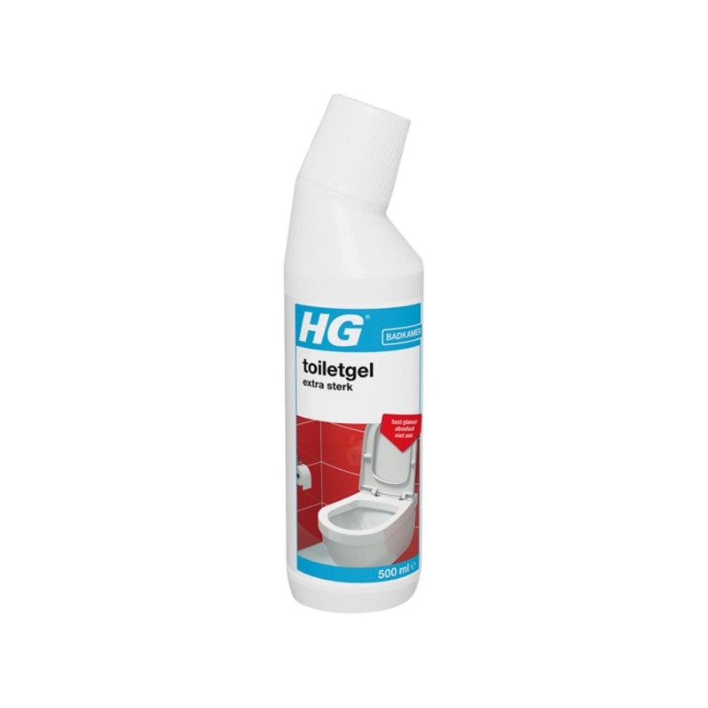 HG gel toilette extra fort | Le nettoyant WC super puissant pour les salissures problématiques