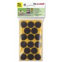 Fix-o-moll Big-Pack 28mm 80 stuks bruin