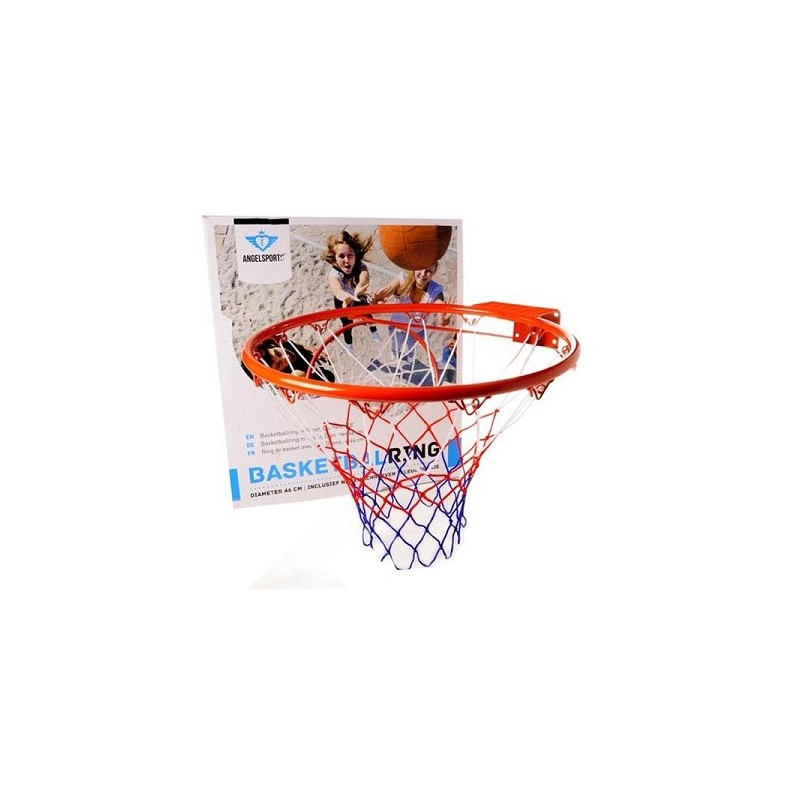 Anneau de basket orange 46cm filet exclusif