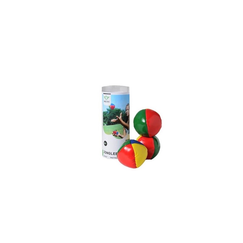 Balles de jonglage grandes 3 en tube