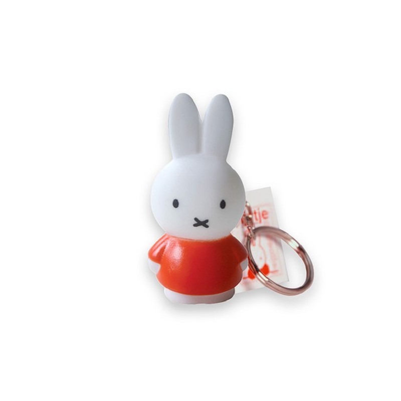 Porte-clés Miffy 3D rouge 6cm