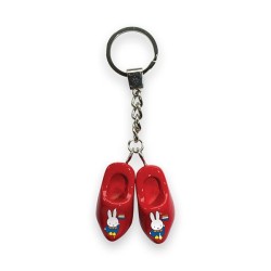 Miffy Porte-clés 2 sabot 4 cm rouge