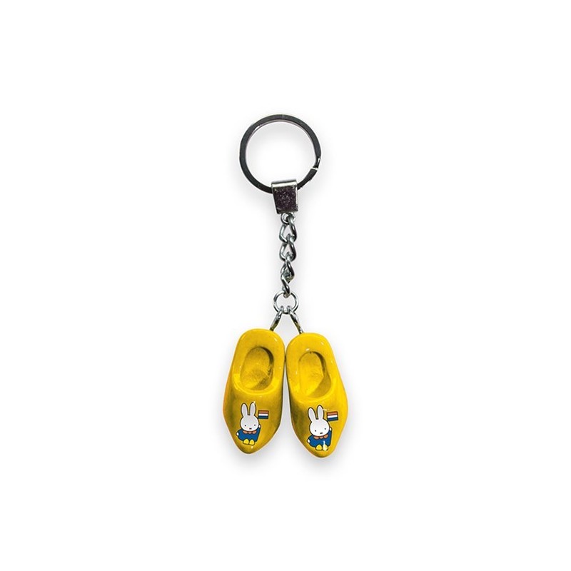 Miffy Porte-clés 2 sabot 4 cm jaune