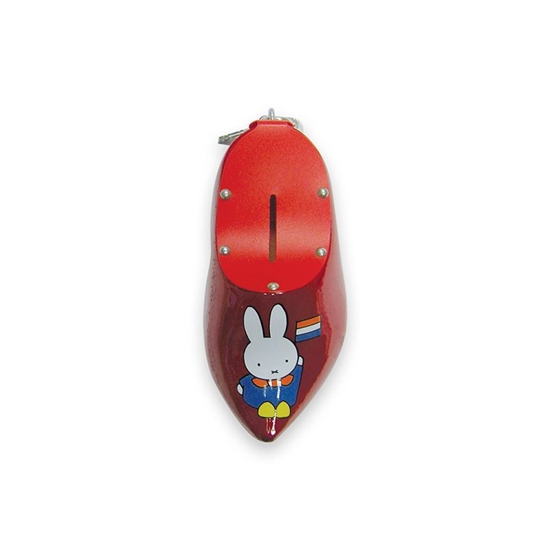 Miffy Tirelire sabot 14 cm rouge