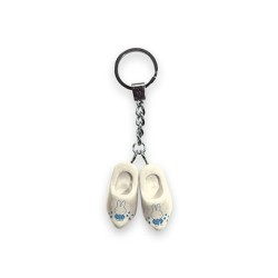 Miffy Porte-clés 2 sabot 4 cm blanc/bleu