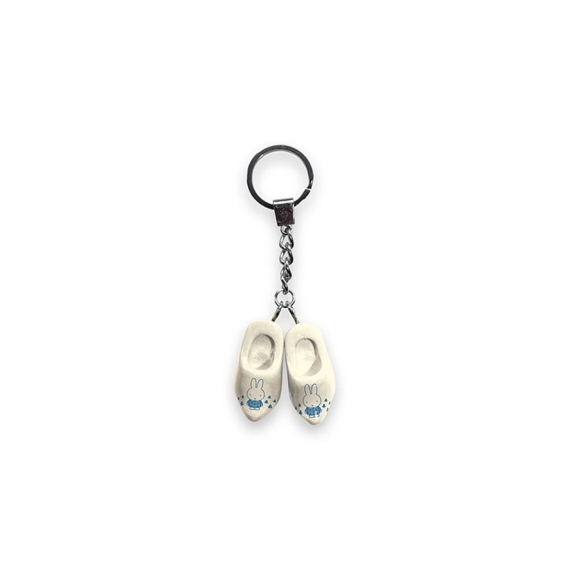 Miffy Porte-clés 2 sabot 4 cm blanc/bleu