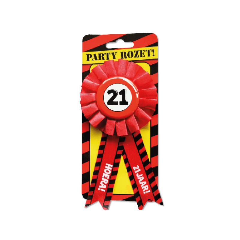 Paperdreams Party Rozetten - 21 jaar