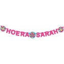 Guirlande de lettres Sarah ''Hourra Sarah''