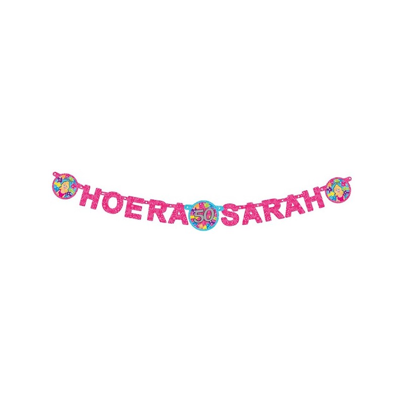 Letterslinger Sarah ‘‘Hoera Sarah‘‘