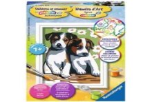 Ravensburger Schilderen op nummer Schattige puppies