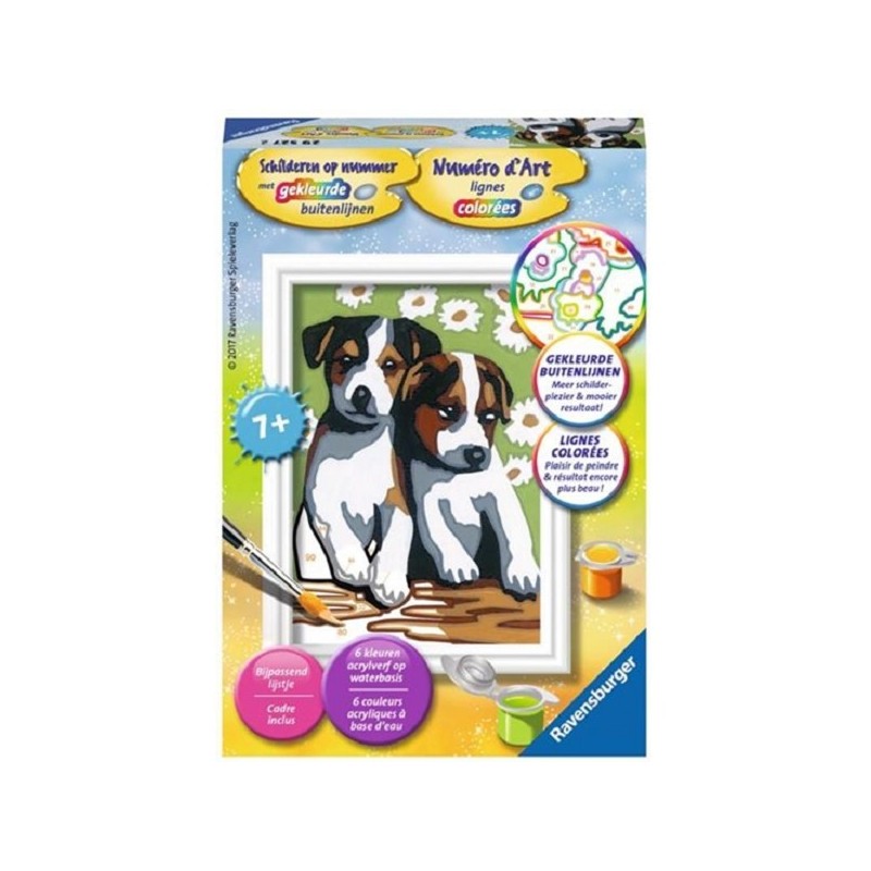 Ravensburger Peinture par numéro Chiots mignons