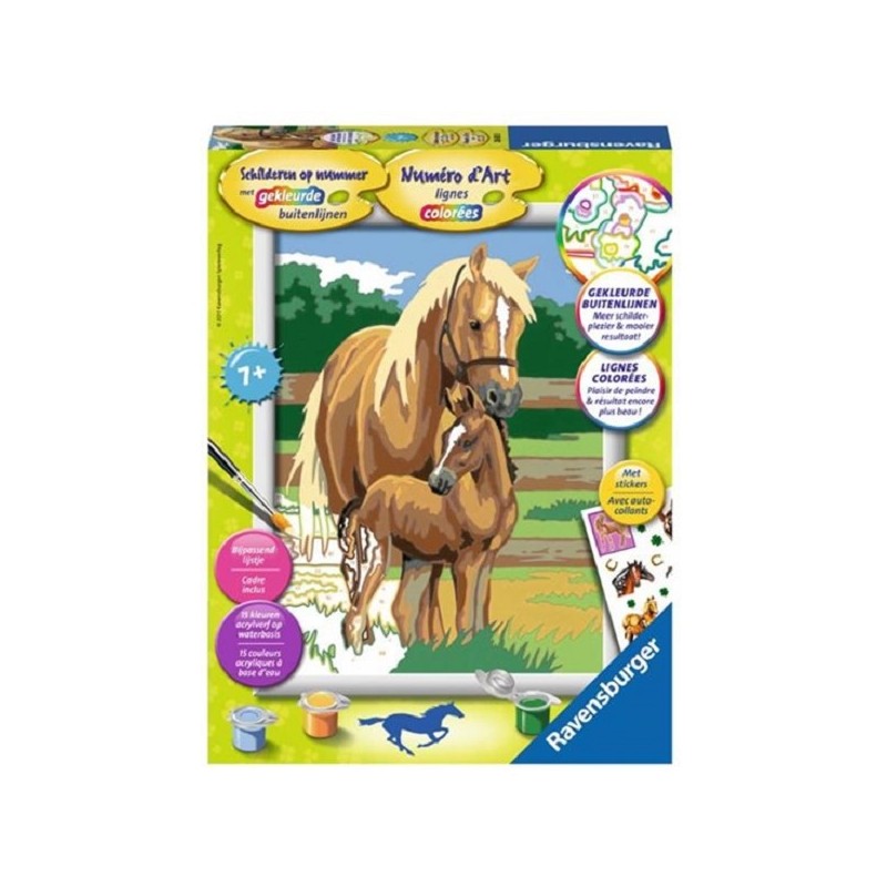 Ravensburger Peinture par numéro Cheval Amour