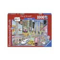 Ravensburger puzzel 1000 stukjes Fleroux: New York City, leeftijd: vanaf 14 jaar
Afmeting:ca. 50x70 cm