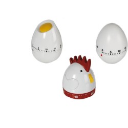 Minuteur de cuisine œuf ou poulet 8x7cmDisponible en 3 types différents