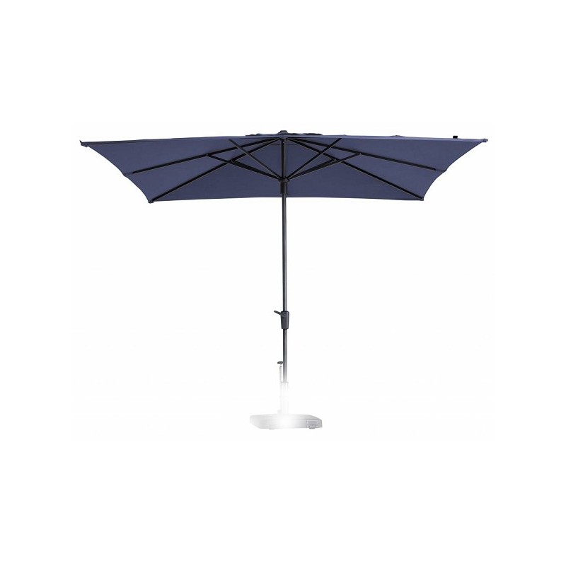 Parasol syros carré luxe 280x280 cm Polyester BLEU SAPHIR