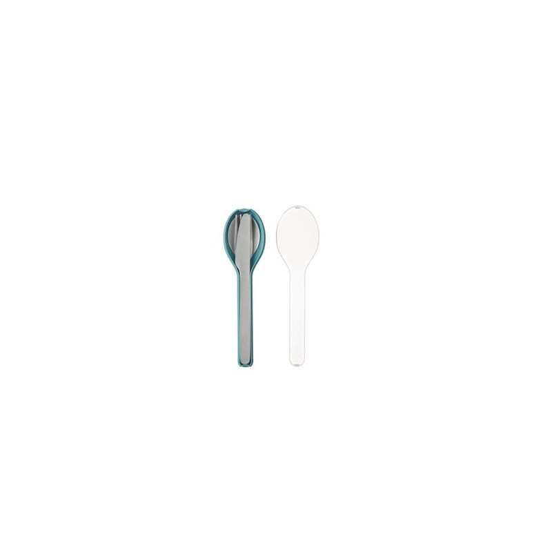 Mepal set de couverts ellipse 3 pièces - acier inoxydable vert nordique