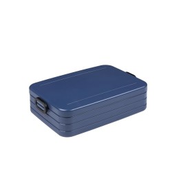 Mepal lunchbox take a break large - nordic denim
255 x 170 x 65mm Geschikt voor maximaal 8 boterhammen