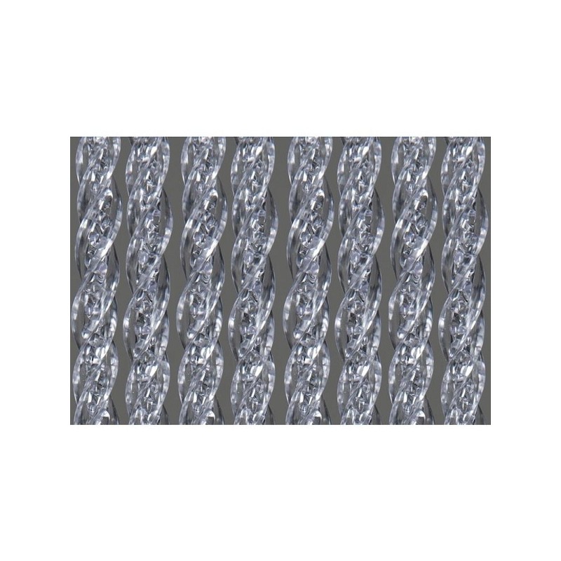 Deurgordijn Orchidea 90x220 cm transparant gemaakt van zacht PVC