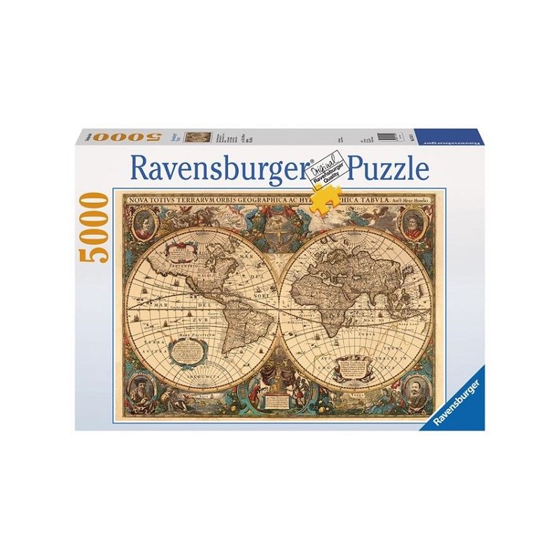 Ravensburger puzzle Carte du monde antique 5000pcs