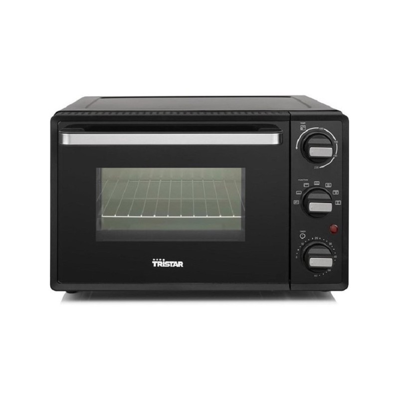 Tristar OV-3622 Hetelucht oven, 19 l, Zwart, Vrijstaand, Draaiknop, 90 - 230 °C, Metaal