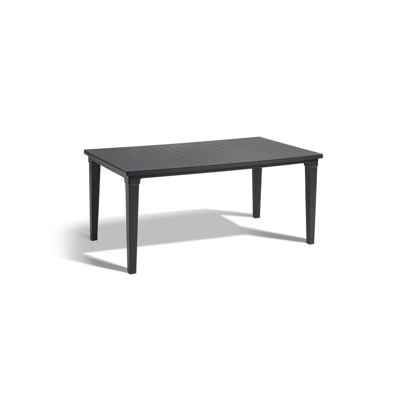 Table de jardin en plastique Jardin Futura couleur graphite / anthracite 165x94cm