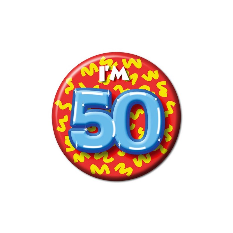 Paperdreams Button klein - i'm 50