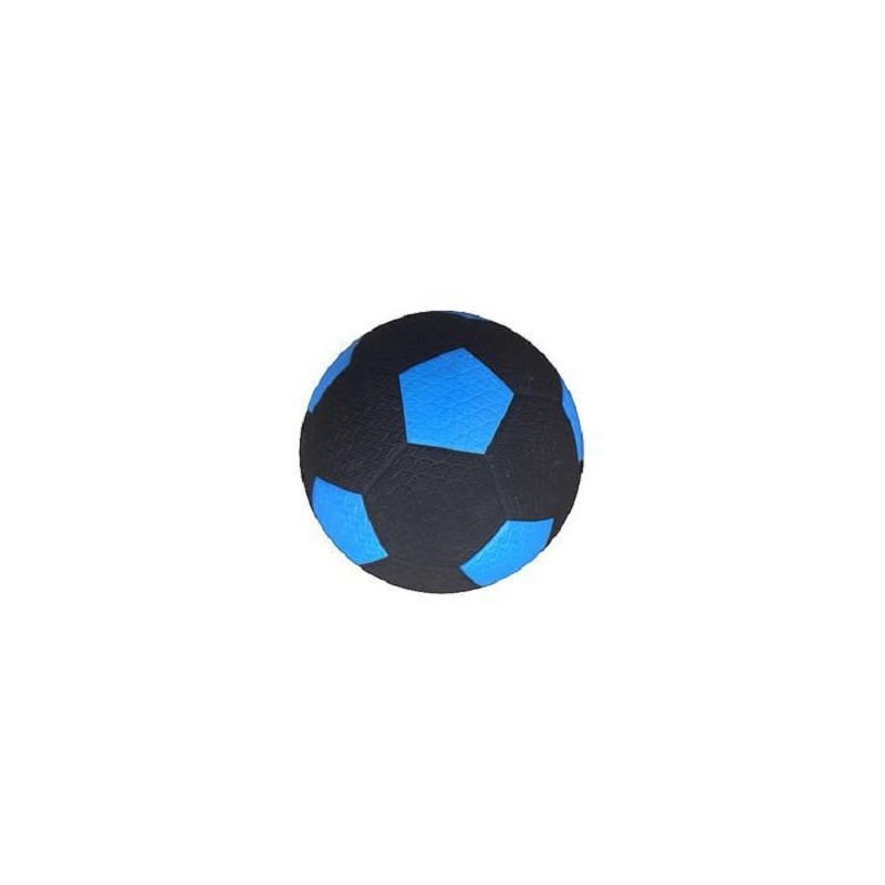 Rubber straatvoetbal blauw