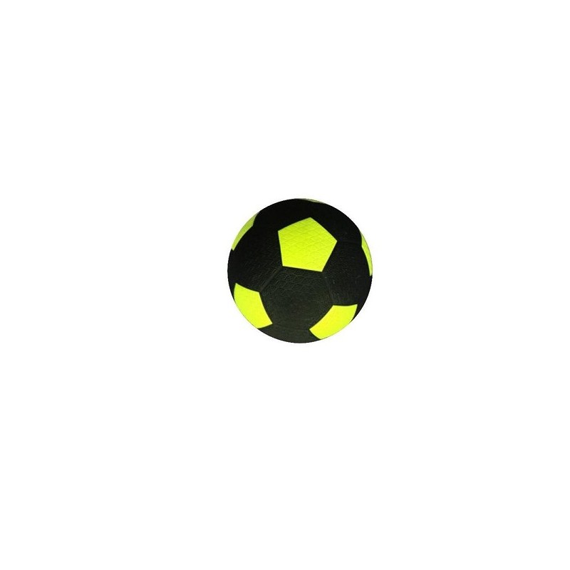 Rubber straatvoetbal geel