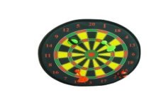 Klittenband Dartbord 36cm met ballen en pijlen