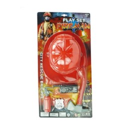 Brandweerhelm voor kinderen met accessoires
