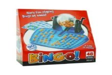 Bingomolen plastic met  90 nummers en 48 kaarten