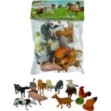 Animaux de la ferme 10 pièces dans un sachet