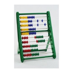 Telraam abacus plastic 15x22cm assorti kleur
