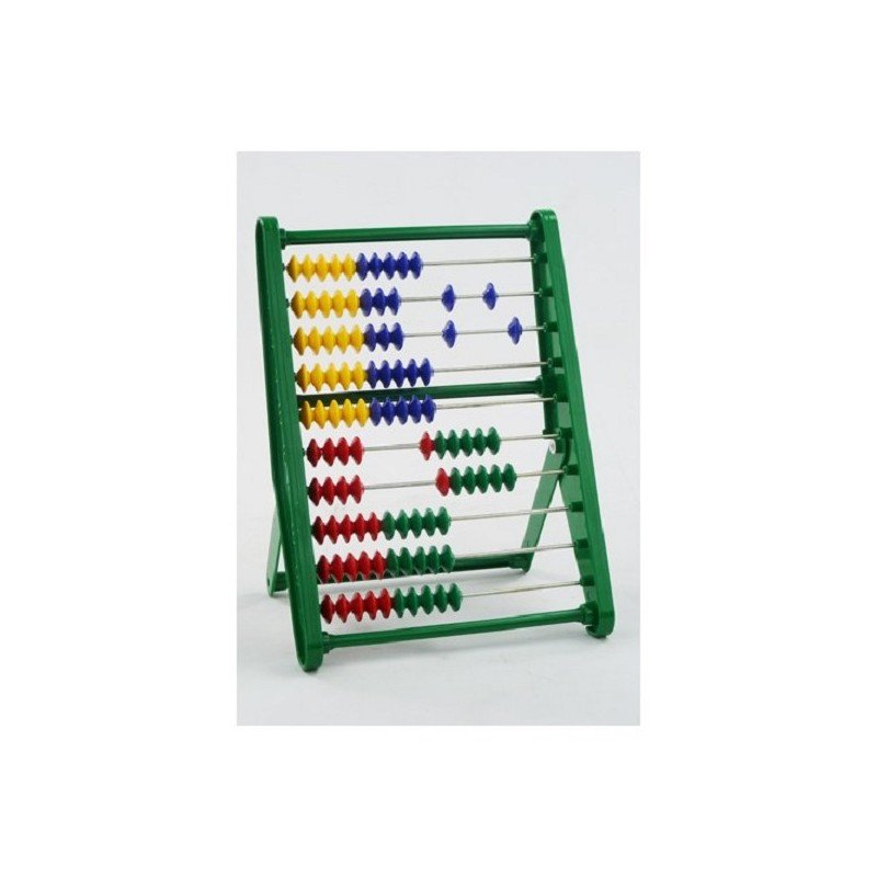 Telraam abacus plastic 15x22cm assorti kleur