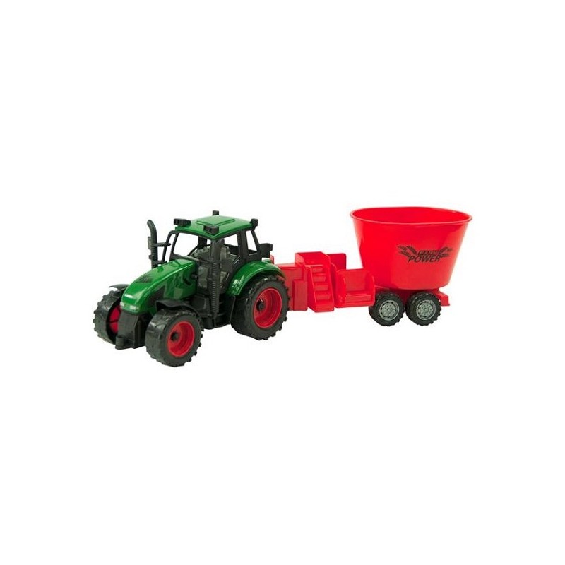 Tractor met voedermengwagen 38cm